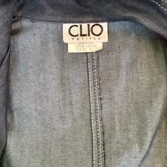 LIGHT WEIGHT JEAN BLAZER SIZE 4P - Picture 5 of 6